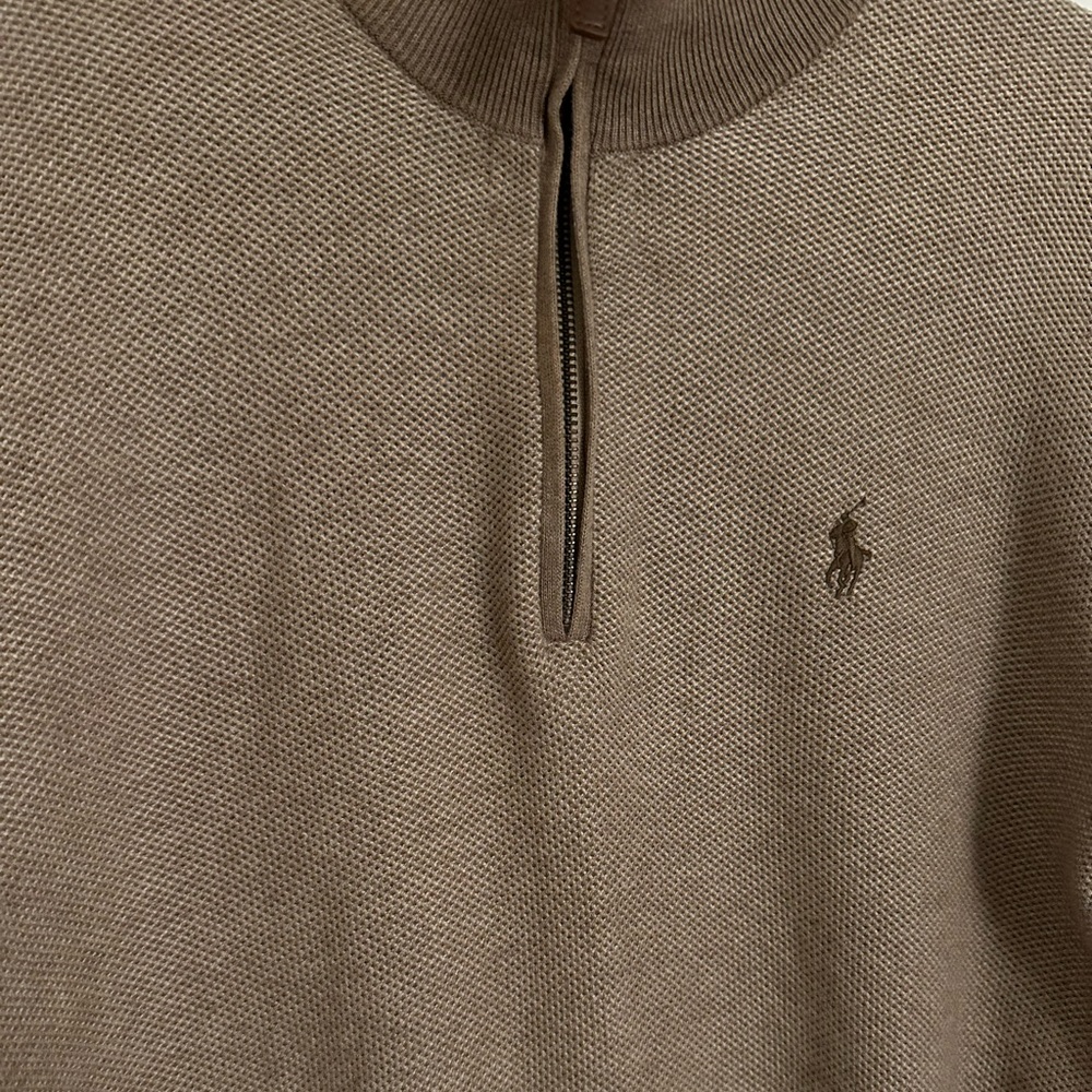 Ralph Lauren sweater with quarter zipper